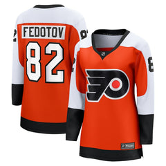 NHL Ivan Fedotov Philadelphia Flyers Fanatics Women's Home Premier Breakaway Player Jersey Breakaway Jersey - Orange