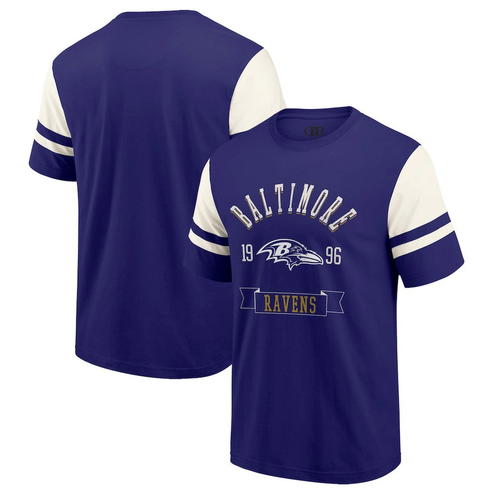 Baltimore Ravens Darius Rucker Collection Football T-Shirt Purple