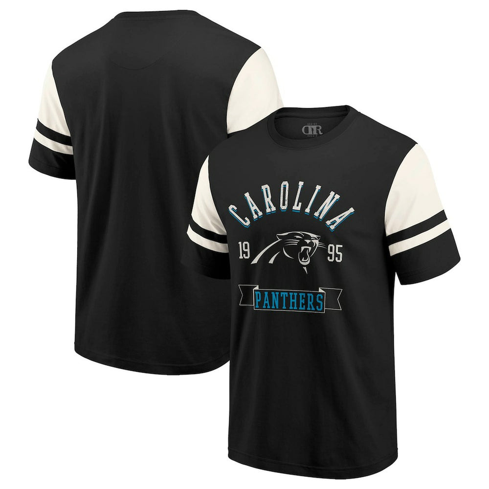 Carolina Panthers Darius Rucker Collection Football T-Shirt Black