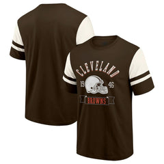 Cleveland Browns Darius Rucker Collection Football T-Shirt Brown
