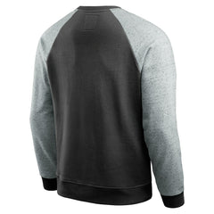 Jacksonville Jaguars Darius Rucker Collection Colorblock Pullover Sweatshirt Black/Heather Gray
