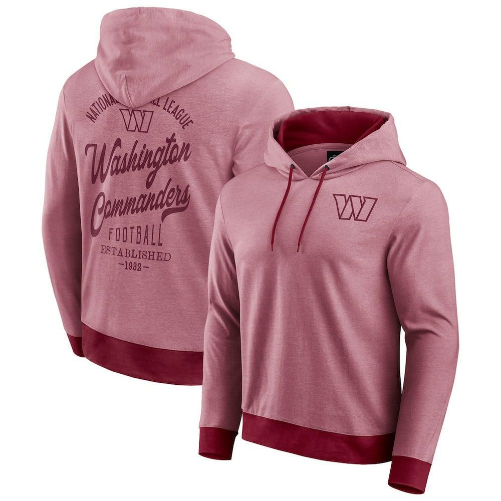Washington Commanders Darius Rucker Collection Tonal Knit Pullover Hoodie Burgundy