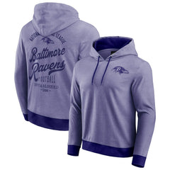 Baltimore Ravens Darius Rucker Collection Tonal Knit Pullover Hoodie Purple