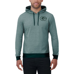 Green Bay Packers Darius Rucker Collection Tonal Knit Pullover Hoodie Green