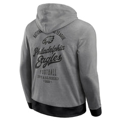Philadelphia Eagles Darius Rucker Collection Tonal Knit Pullover Hoodie Gray
