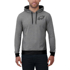 Philadelphia Eagles Darius Rucker Collection Tonal Knit Pullover Hoodie Gray