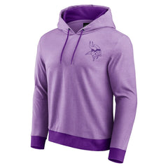 Minnesota Vikings Darius Rucker Collection Tonal Knit Pullover Hoodie Purple