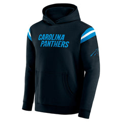 Carolina Panthers Darius Rucker Collection Football Washed Pullover Hoodie Black