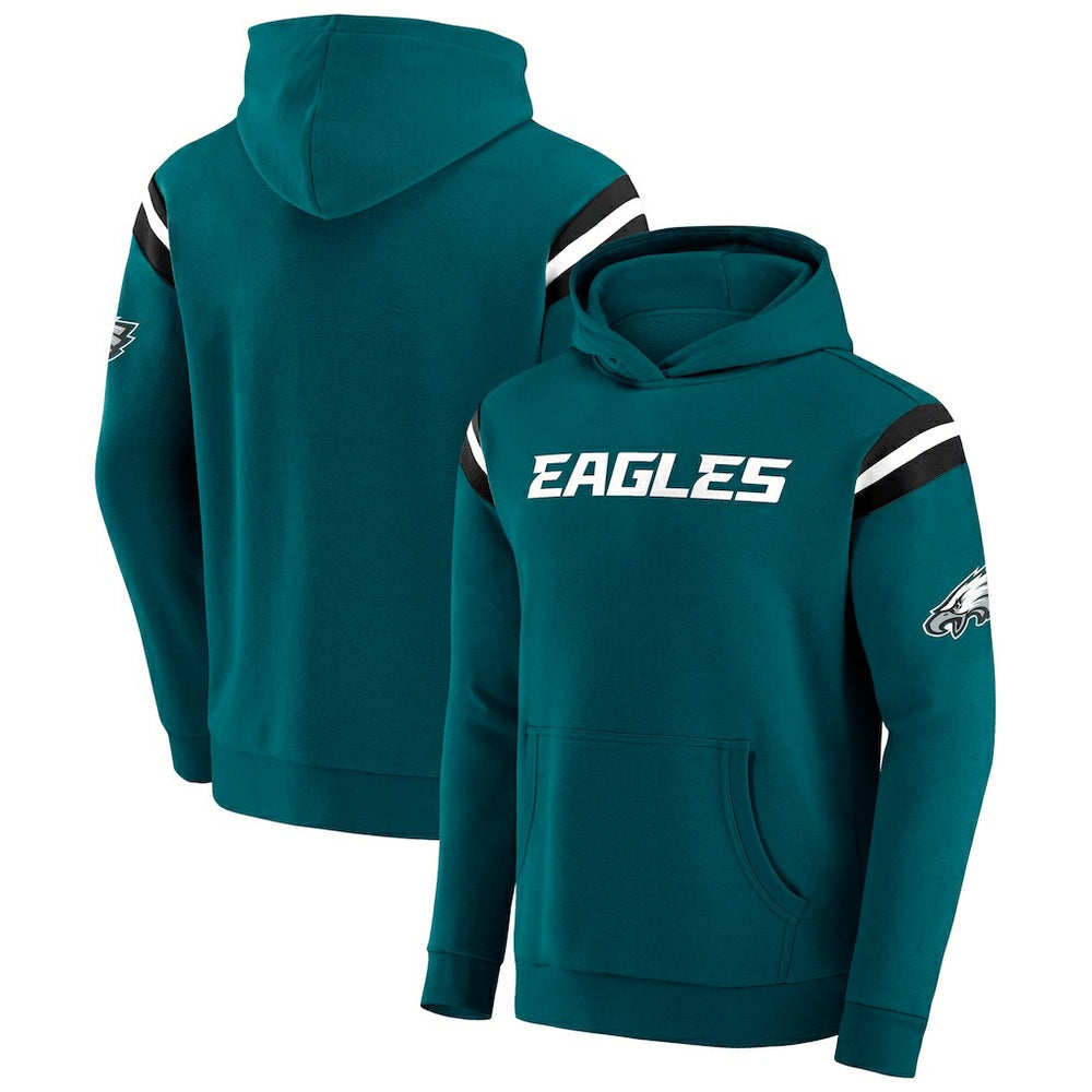 Philadelphia Eagles Darius Rucker Collection Football Washed Pullover Hoodie Green