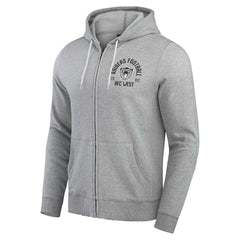 Las Vegas Raiders Darius Rucker Collection Vintage Stripe Full-Zip Hoodie Heather Gray