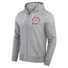 Arizona Cardinals Darius Rucker Collection Vintage Stripe Full-Zip Hoodie Heather Gray