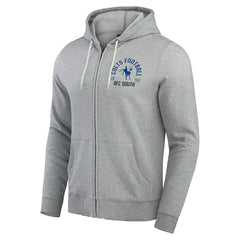 Indianapolis Colts Darius Rucker Collection Vintage Stripe Full-Zip Hoodie Heather Gray