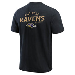 Baltimore Ravens Darius Rucker Collection Washed Henley T-Shirt Black