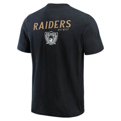 Las Vegas Raiders Darius Rucker Collection Washed Henley T-Shirt Black