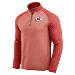 Kansas City Chiefs Darius Rucker Collection Tonal Quarter-Zip Jacket Red