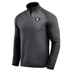 Las Vegas Raiders Darius Rucker Collection Tonal Quarter-Zip Jacket Black