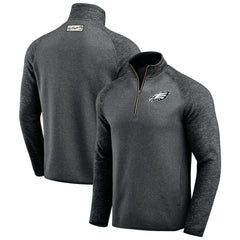 Philadelphia Eagles Darius Rucker Collection Tonal Quarter-Zip Jacket Black