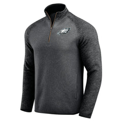 Philadelphia Eagles Darius Rucker Collection Tonal Quarter-Zip Jacket Black