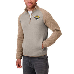 Jacksonville Jaguars Darius Rucker Collection Tonal Quarter-Zip Jacket Tan