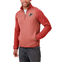 Atlanta Falcons Darius Rucker Collection Tonal Quarter-Zip Jacket Red