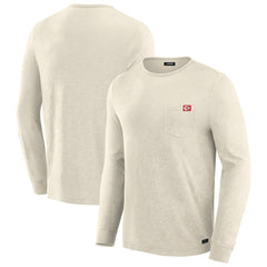 Kansas City Chiefs J. Palmer In-The-Pocket Long Sleeve T-Shirt Cream