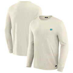 Miami Dolphins J. Palmer In-The-Pocket Long Sleeve T-Shirt Cream
