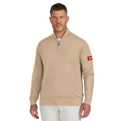Kansas City Chiefs J. Palmer Franchise Quarter-Zip Sweater Tan