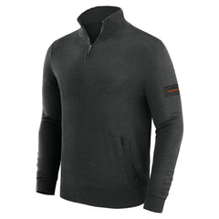 Cincinnati Bengals J. Palmer Franchise Quarter-Zip Sweater Black