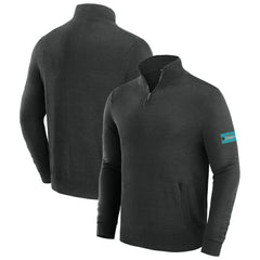 Miami Dolphins J. Palmer Franchise Quarter-Zip Sweater Black