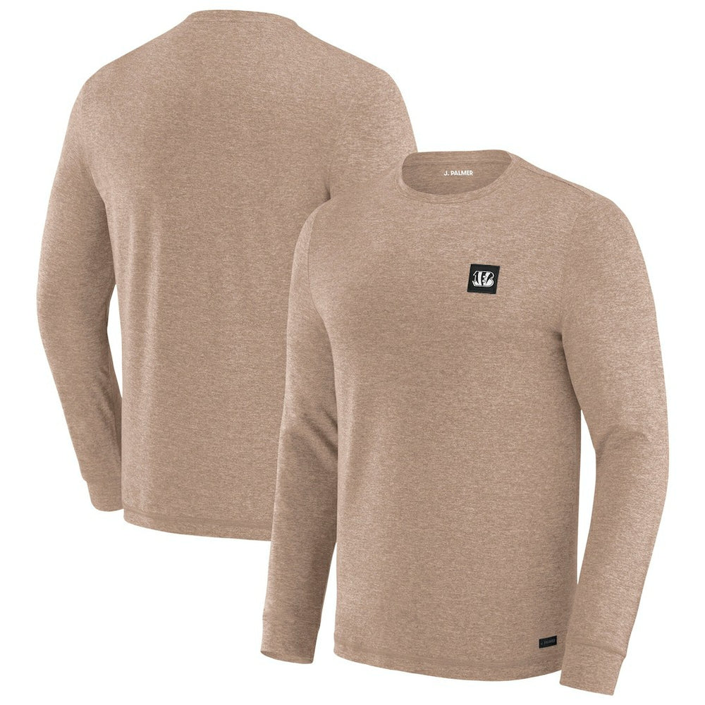 Cincinnati Bengals J. Palmer Four Down Long Sleeve T-Shirt Tan