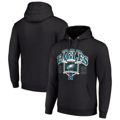 Philadelphia Eagles Starter 80s Retro Pullover Hoodie Black