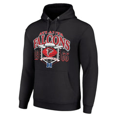 Atlanta Falcons Starter 80s Retro Pullover Hoodie Black