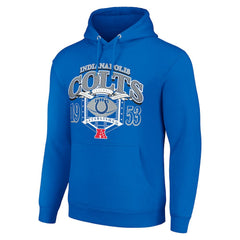 Indianapolis Colts Starter 80s Retro Pullover Hoodie Royal
