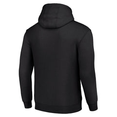 Detroit Lions Starter 80s Retro Pullover Hoodie Black