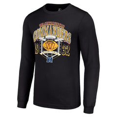 Washington Commanders Starter Retro Long Sleeve Graphic T-Shirt Black