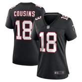NFL Kirk Cousins Atlanta Falcons Women's Alternate Game Jersey - Black