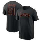 Jung Hoo Lee San Francisco Giants Nike Fuse Name & Number T-Shirt – Black T-shirts