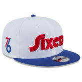 Philadelphia 76ers 2024/25 City Edition 9FIFTY Snapback Hat White