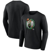 Boston Celtics Midnight Mascot Long Sleeve T-Shirt Black