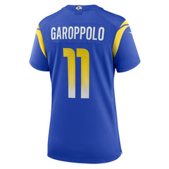 NFL Jimmy Garoppolo Los Angeles Rams Women's Team Game Jersey - Royal
