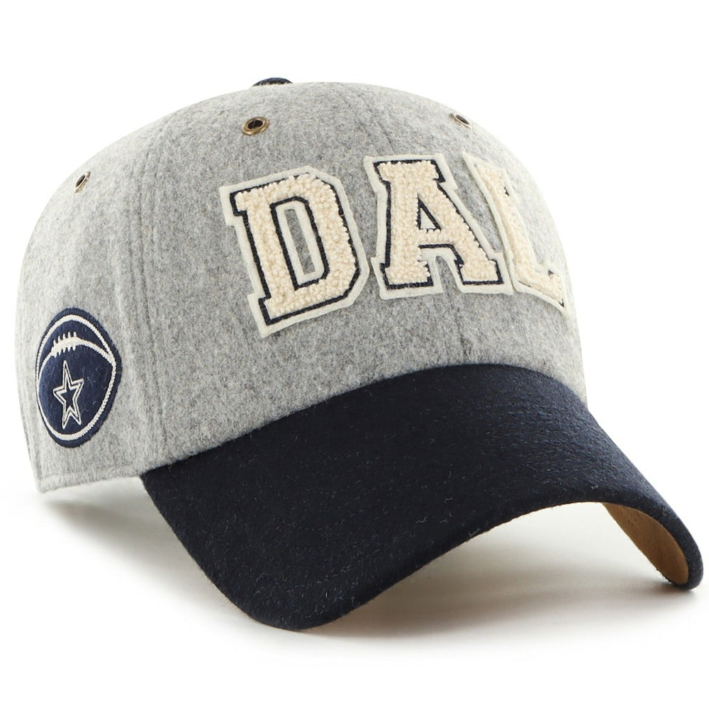 Dallas Cowboys Stoney Clover Lane x '47 Unisex Block Clean Up Adjustable Hat Gray/Navy