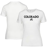 NHL Colorado Avalanche Levelwear Women's Maddox City Capsule T-Shirt - White