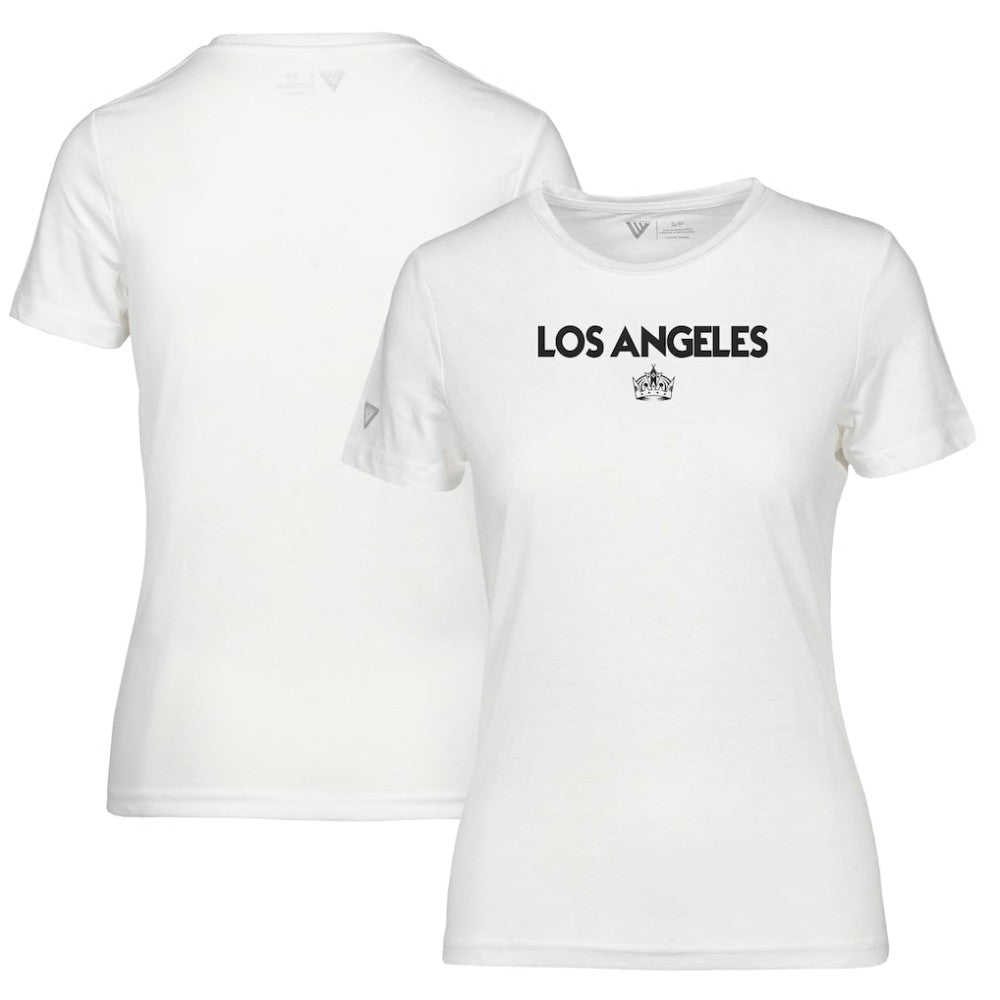 NHL Los Angeles Kings Levelwear Women's Maddox City Capsule T-Shirt - White