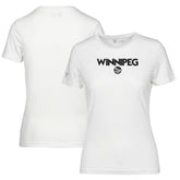 NHL Winnipeg Jets Levelwear Women's Maddox City Capsule T-Shirt - White