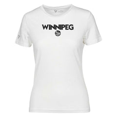 NHL Winnipeg Jets Levelwear Women's Maddox City Capsule T-Shirt - White