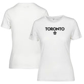 NHL Toronto Maple Leafs Levelwear Women's Maddox City Capsule T-Shirt - White