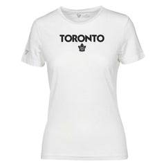 NHL Toronto Maple Leafs Levelwear Women's Maddox City Capsule T-Shirt - White