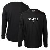 NHL Seattle Kraken Levelwear Oscar City Capsule Long Sleeve T-Shirt - Black