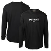 NHL Detroit Red Wings Levelwear Oscar City Capsule Long Sleeve T-Shirt - Black