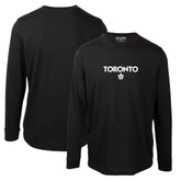 NHL Toronto Maple Leafs Levelwear Oscar City Capsule Long Sleeve T-Shirt - Black